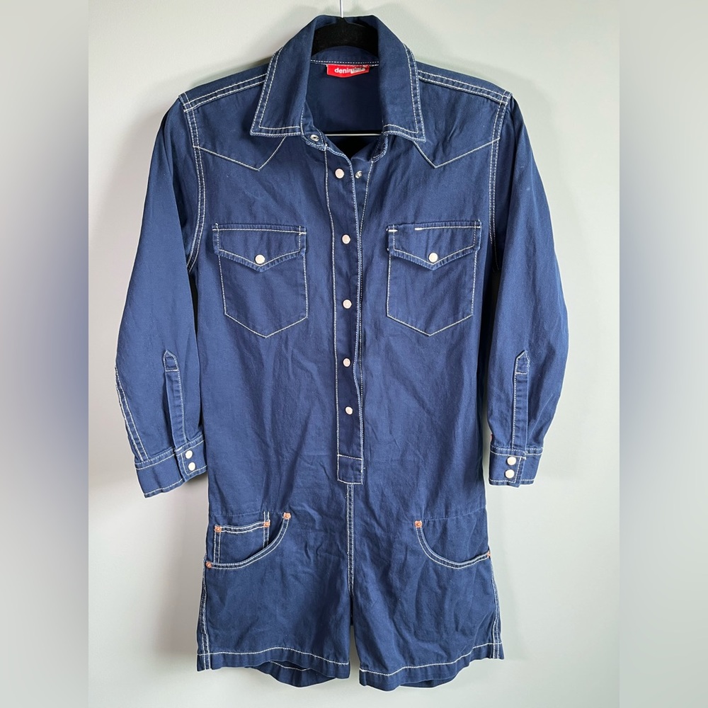 Denimist Cowboy Romper Button Down Size XS, S